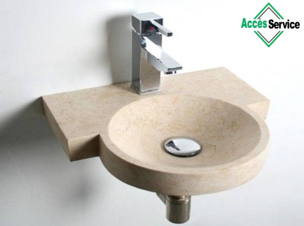Lavabo en pierre du Bénin