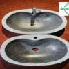 Lavabo en pierre du Bénin